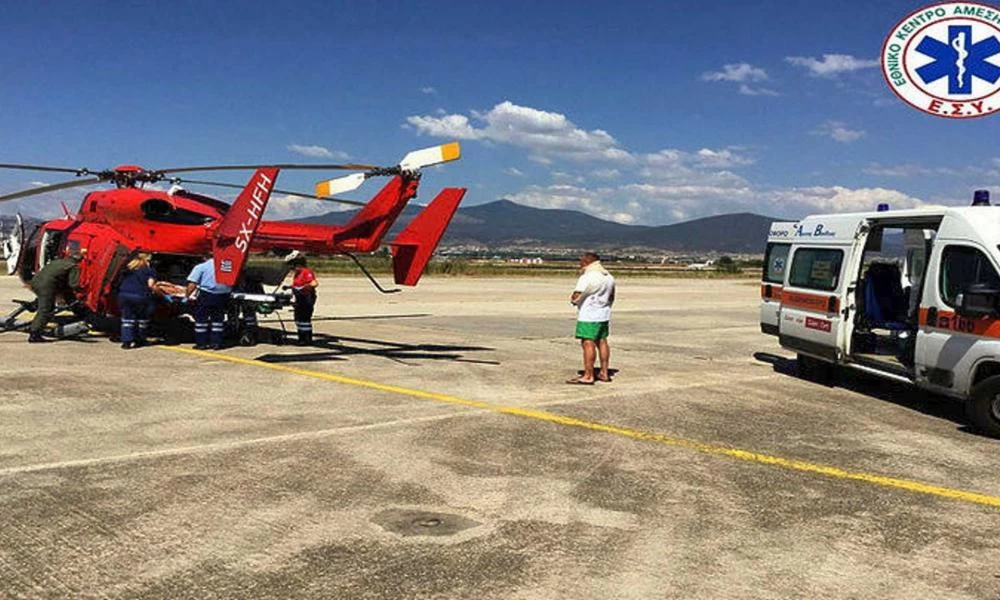 Επιχείρηση αεροδιακομιδής ασθενών με κορονοϊό από Πάρο και Μύκονο